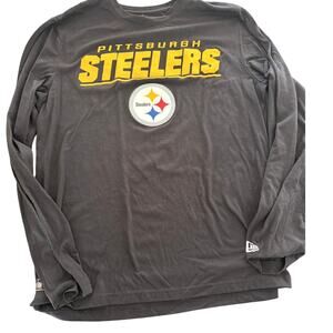 New Era Pittsburgh Steelers NFL Combine Authentic Long Sleeve Shirt Size L